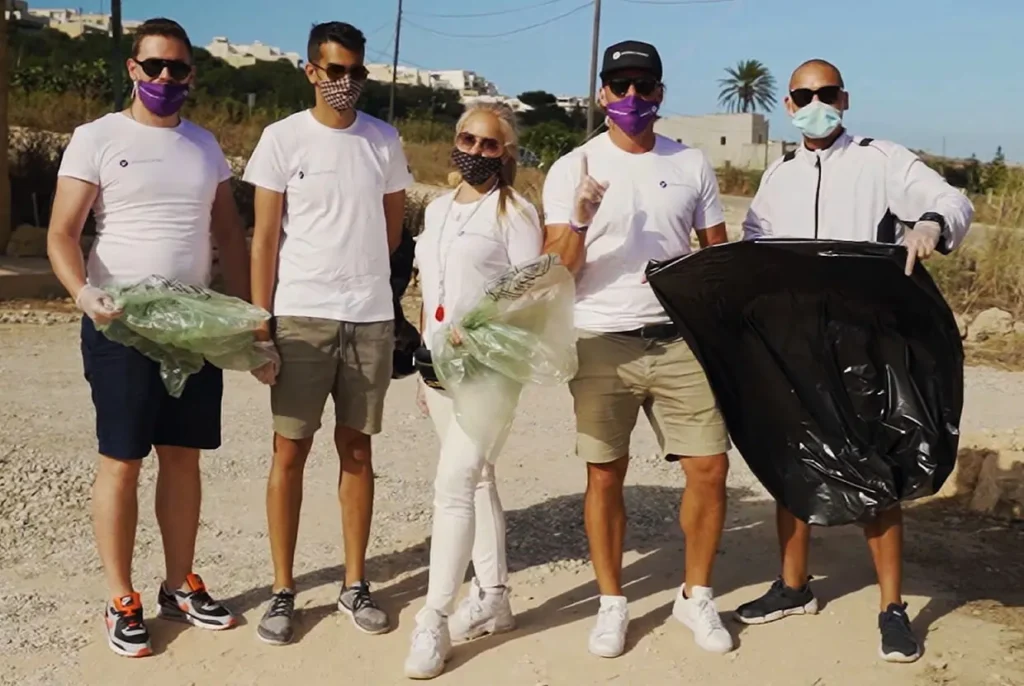 Collaborating for Change - Beach Clean-up​ - Internet Vikings
